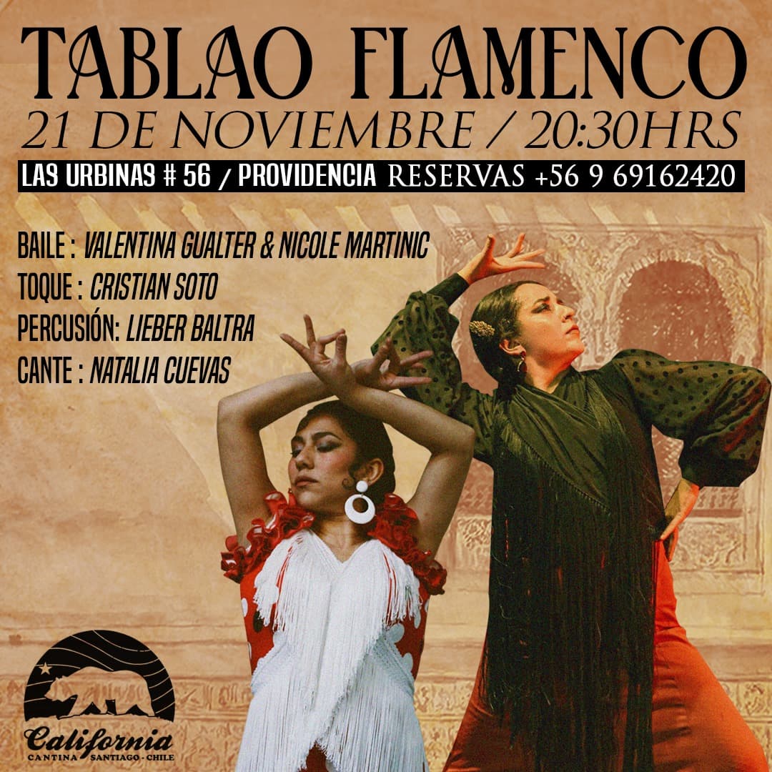💃 Tablao Flamenco en California Cantina 🎶 image}