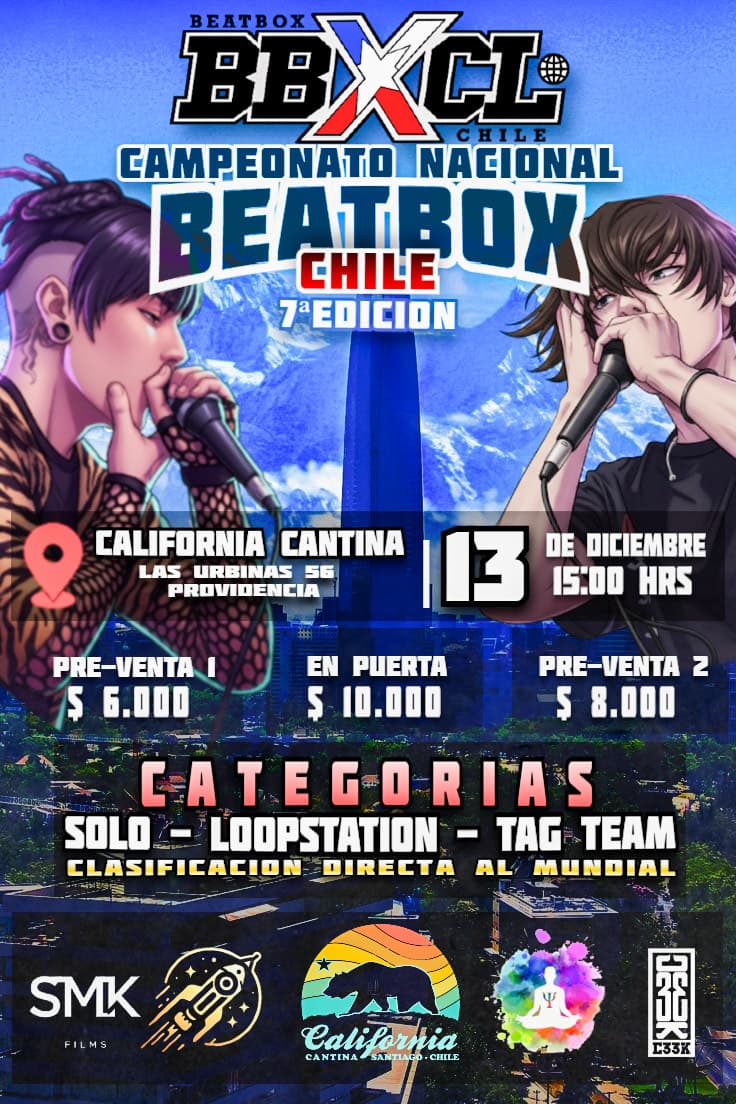 7ª Edición de la Final Nacional de Beatbox Chile image}